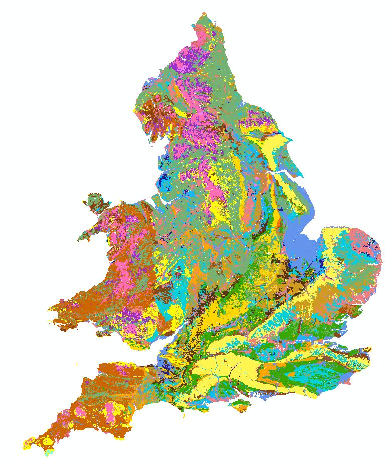 NATMAPhost dataset shown for England and Wales